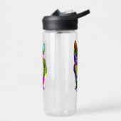 Stilisierte Kitten Prismatic Design-32345 Trinkflasche (Links)