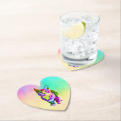 Stilisierte Kitten Prismatic Design-32345 Untersetzer (Vor Ort)