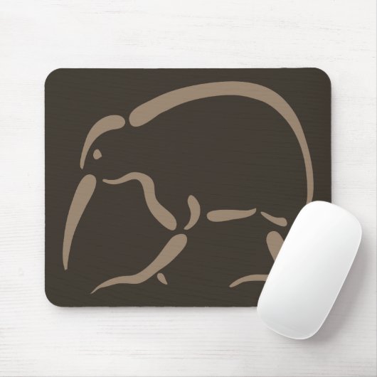 Stilisierte Kiwi Mousepad (Mit Mouse)