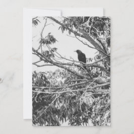 stilisierte, kontrastreiche amerikanische Gothic C Feiertagskarte