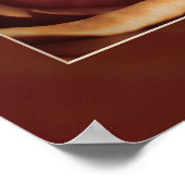 Stilisierte Matboard-Rose der Daisy Poster (Ecke)