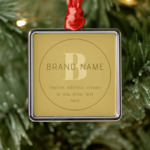Stilisierte moderne minimalistische Gold-Rücksende Ornament Aus Metall