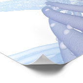 Stilisierte Nervenfasern Poster (Ecke)