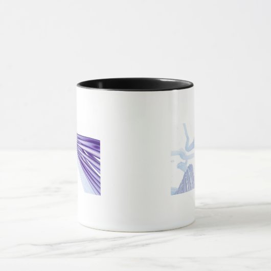 Stilisierte Nervenfasern Tasse (Zentrum)