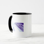 Stilisierte Nervenfasern Tasse (Vorderseite Links)
