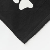 Stilisierte Niedliche Welpen Hunde Fleece Blanket (Ecke)