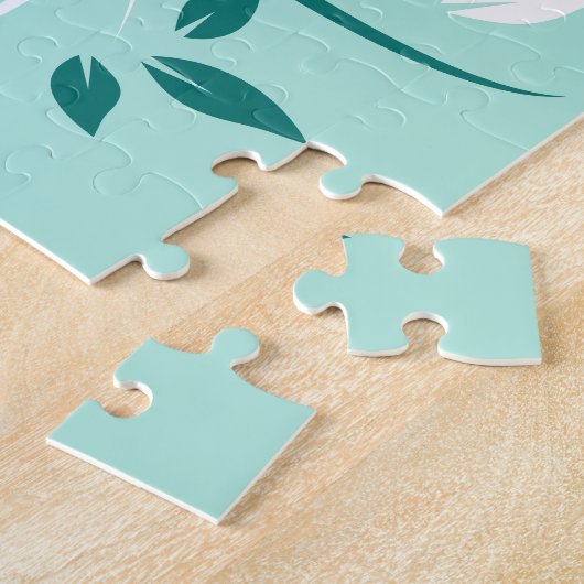 Stilisierte Nuthatch in Tree Puzzle (Seite)