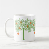 Stilisierte Orange Tree Kaffeetasse (Links)