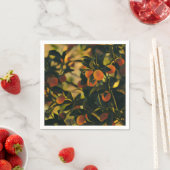 Stilisierte Orange Tree Paper Napkin Serviette (Beispiel)