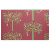 Stilisierte Orange Tree Stoff (Fat Quarter (45,7 x 55,9 cm))