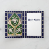 Stilisierte Osterlilien (RT 01) Karte (Innenseite)