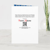 Stilisierte Osterlilien (RT 02) Karte (Rückseite)