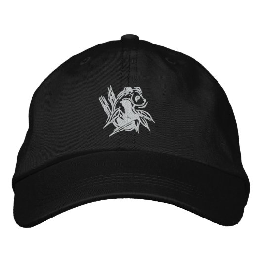 Stilisierte Panda bestickte Cap Baseballkappe (Vorderseite)