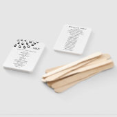 Stilisierte Pfauenfederhalter-Hochzeitsprogramm Fächer (Non-assembled)