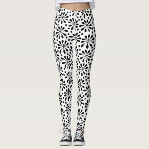 Stilisierte Pflanze Muster 20818 Leggings