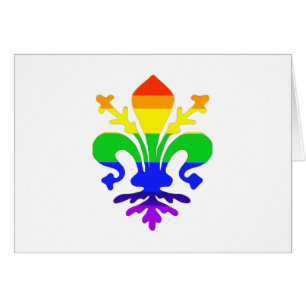 Stilisierte Rainbow-Lilie