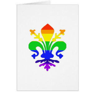 Stilisierte Rainbow-Lilie