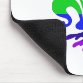 Stilisierte Rainbow-Lilie Mousepad (Ecke)