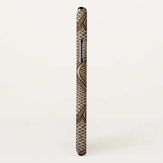 Stilisierte Schlangenhaut Case-Mate iPhone Hülle (Hinten/Rechts)