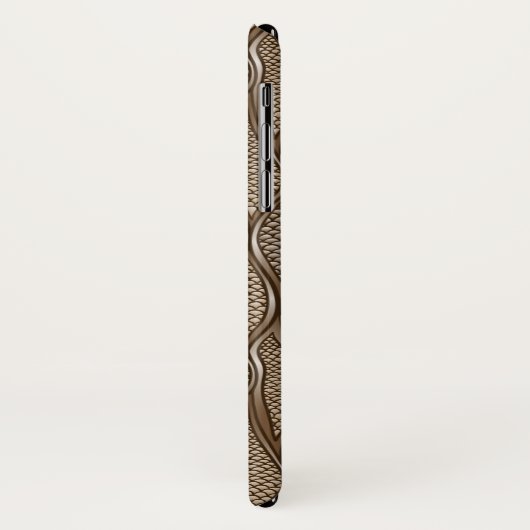 Stilisierte Schlangenhaut Case-Mate iPhone Hülle (Hinten/Links)