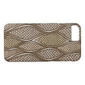 Stilisierte Schlangenhaut Case-Mate iPhone Hülle (Rückseite (Horizontal))