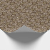 Stilisierte Schlangenhaut Geschenkpapier (Ecke)