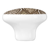 Stilisierte Schlangenhaut Keramikknauf (Seitenansicht)