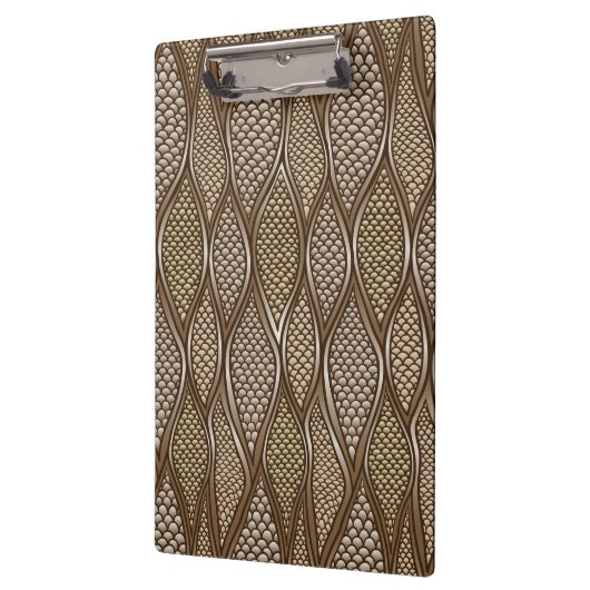 Stilisierte Schlangenhaut Klemmbrett (Links)