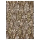 Stilisierte Schlangenhaut Klemmbrett (Rückseite)