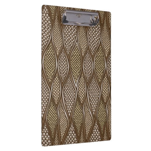 Stilisierte Schlangenhaut Klemmbrett (Rechts)