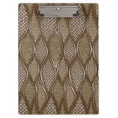 Stilisierte Schlangenhaut Klemmbrett (Vorderseite)