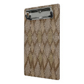 Stilisierte Schlangenhaut Mini Klemmbrett (Gewinkelt2)