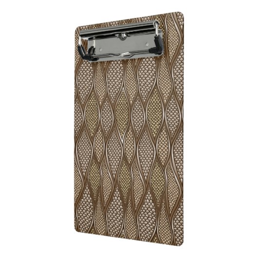 Stilisierte Schlangenhaut Mini Klemmbrett (Gewinkelt2)