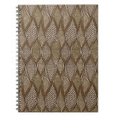 Stilisierte Schlangenhaut Notizblock (Vorderseite)