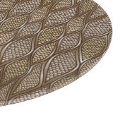 Stilisierte Schlangenhaut Schneidebrett (Ecke)