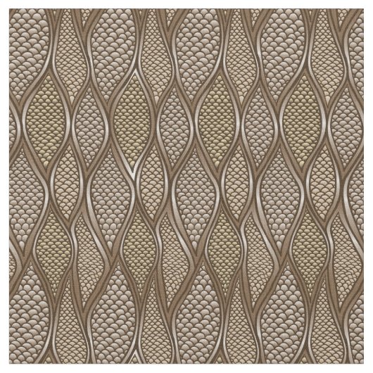 Stilisierte Schlangenhaut Stoff (Nahaufnahme)