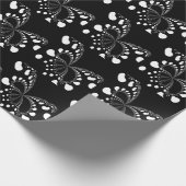 Stilisierte Schmetterlingsbilder Geschenkpapier (Ecke)