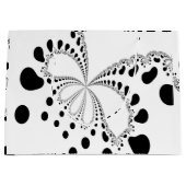 Stilisierte Schmetterlingsbilder Große Geschenktüte (Vorderseite)