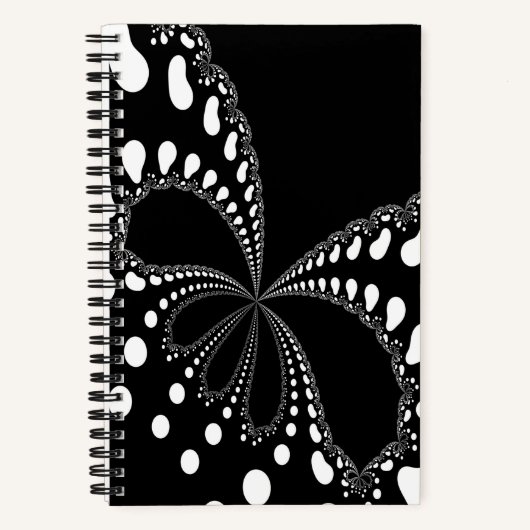 Stilisierte Schmetterlingsbilder Notizblock (Vorderseite)