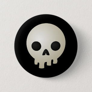 Stilisierte Skulls Button