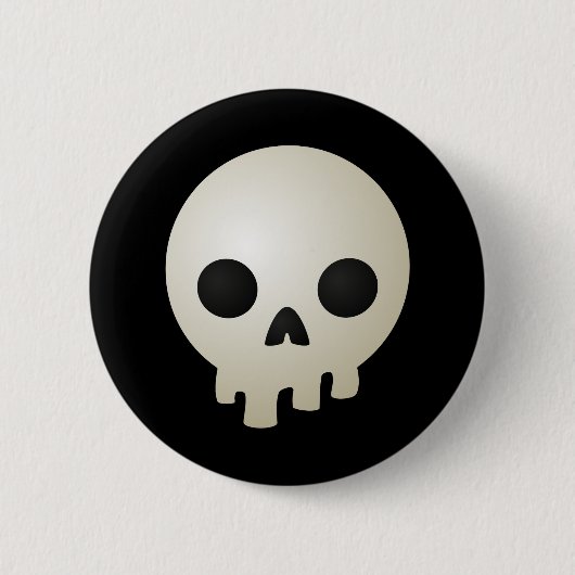 Stilisierte Skulls Button (Vorderseite)