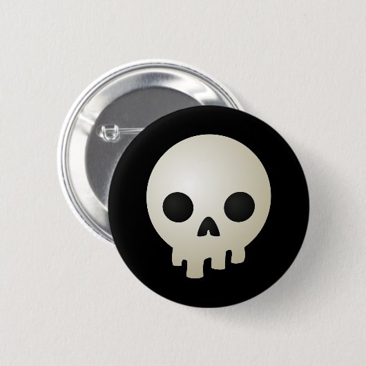 Stilisierte Skulls Button (Vorne & Hinten)
