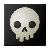 Stilisierte Skulls Fliese (Vorderseite)
