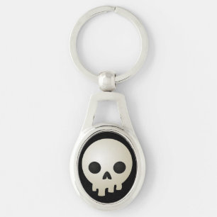 Stilisierte Skulls Schlüsselanhänger
