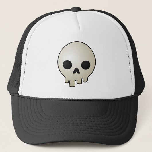 Stilisierte Skulls Truckerkappe (Vorderseite)