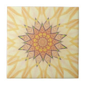 Stilisierte Sonne Fliese (Vorderseite)