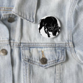 Stilisierte Stierillustration Button (Beispiel)