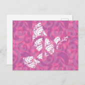 Stilisierte Taube Postkarte (Vorne/Hinten)