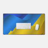 Stilisierte ukrainische Flagge Schreibtischunterlage (Tastatur & Maus)
