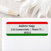 Stilisierte Ungarische Rücksendeadresse (Insitu)